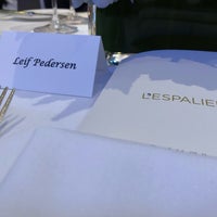 Photo taken at L&amp;#39;Espalier by Leif E. P. on 6/20/2018