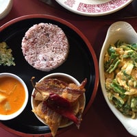 Photo taken at Bhutanese Ema Datsi Restaurant by Aja B. on 1/31/2016