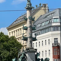 Photo taken at Tegetthof Denkmal by Chris on 5/30/2022