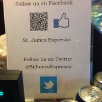Photo taken at St. James Espresso by Michael Td R. on 1/2/2014
