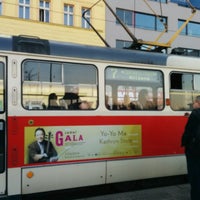 Photo taken at Tram 7 | Radlická – Černokostelecká by Jan P. on 3/13/2014