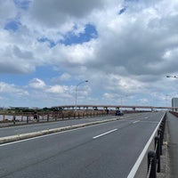 Photo taken at Shikahama Bridge by G 通. on 9/4/2022