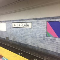 Photo taken at Estación Av. La Plata [Línea E] by Vico V. on 2/1/2017