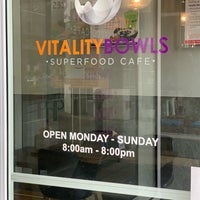 Photo taken at Vitality Bowls by Ryan T. on 4/26/2019