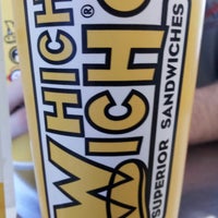 Photo taken at Which Wich? Superior Sandwiches by Nic W. on 3/27/2013