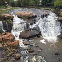 Photo taken at Falls Park On The Reedy by Kim C. on 10/12/2015