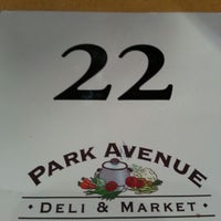 Photo taken at Park Avenue Deli &amp;amp; Market by Brad R. on 10/12/2012