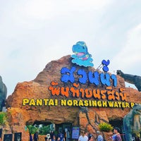 Photo taken at Pantai Norasingh Water Park by AoR Z. on 3/30/2019