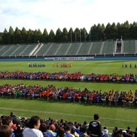 Photo taken at Tochigi Green Stadium by kouya s. on 10/13/2012