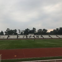 Photo taken at Estadio Wilfrido Massieu by Gustavo A. on 6/25/2018