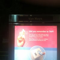 Photo taken at Metro Busway - Van Nuys Station (Orange) by James B. on 4/18/2013