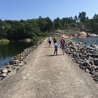 Photo taken at Kuninkaansaaren aallonmurtaja (silta) by Asko on 7/27/2016
