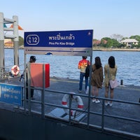 Photo taken at ท่าเรือพระปิ่นเกล้า (Pra Pinklao Bridge Pier) N12 by Siwapon L. on 4/6/2019