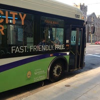 Photo taken at Charm City Circulator - Purple Route by Bart L. on 4/9/2013