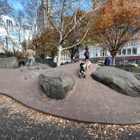 Photo taken at Chelsea Waterside Park Dog Run by Miwa N. on 11/21/2021