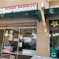 Photo taken at Ackee Bamboo Jamaican Cuisine by Miwa N. on 5/14/2021