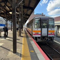 Photo taken at Tsuyama Station by uhfx . on 11/24/2023