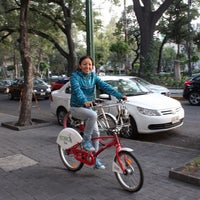 Photo taken at Ecobici 141 by Libertad P. on 10/29/2012