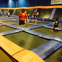 Photo taken at Sky Zone by Jackie M. on 11/25/2015