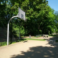 Photo taken at Schillerpark Basket Playground by Roldano D. on 5/3/2014