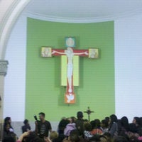Photo taken at Igreja Santo Antônio do Caxingui by Raqueline L. on 9/30/2012