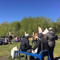 Photo taken at Три озера by Евгений O. on 5/15/2016