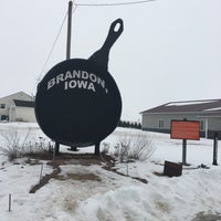 Photo taken at Iowa&amp;#39;s Largest Frying Pan by Lisa R. on 1/24/2016