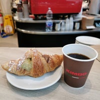 Photo taken at Caffè Kimbo by Mesfer on 6/18/2019