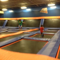 Photo taken at Sky Zone by Kim P. on 11/18/2012