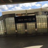 Photo taken at Gate D60 by Alex💨 R. on 1/22/2018