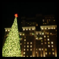 Photo taken at Union Square Christmas Tree by Arturo G. on 12/31/2012