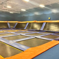 Photo taken at Sky Zone by Pam G. on 9/2/2023