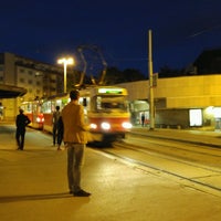 Photo taken at Strašnická (tram) by Aleksander P. on 8/10/2016