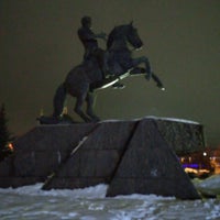 Photo taken at Памятник Ермолову by Aleksander P. on 2/4/2019