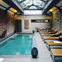 Photo taken at L&amp;#39;Échappée – Urban Spa by Claire S. on 1/14/2016