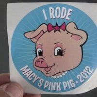 Photo taken at Macy&amp;#39;s Pink Pig by Zac J. on 11/10/2012