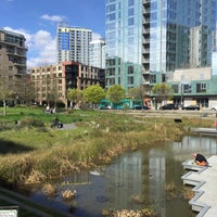 Photo taken at Tanner Springs Park by Lucas F. on 3/26/2016