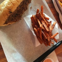 Photo taken at ForeFathers Gourmet Cheesesteaks &amp;amp; Fries by Micaela C. on 6/26/2015