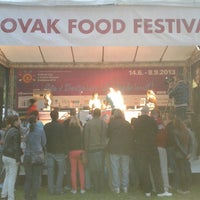 Photo taken at Slovak food festival by Karolina on 5/25/2013