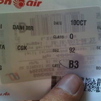 Photo taken at Lion Air King Lounge by Raden Daniel A. on 10/9/2012