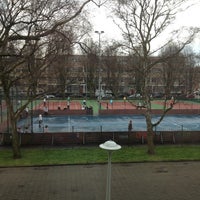 Photo taken at TennisVerenigingRivierenbuurt by Hen s. on 4/14/2013