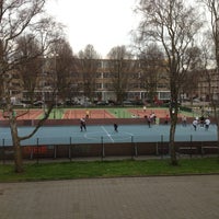 Photo taken at TennisVerenigingRivierenbuurt by Hen s. on 4/17/2013