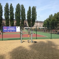 Photo taken at TennisVerenigingRivierenbuurt by Hen s. on 6/18/2013