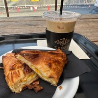 Photo taken at ZEBRA Coffee &amp; Croissant by Kenichi B. on 3/16/2024