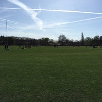 Photo taken at Hammersmith &amp; Fulham Rugby Football Club by Andrew C. on 4/12/2015