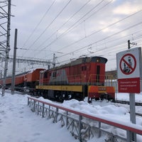 Photo taken at Железнодорожный переход у завода «Флакон» by gigabass on 1/23/2022