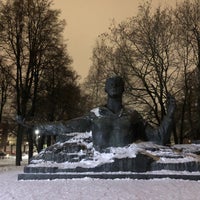 Photo taken at Памятник С. А. Есенину by gigabass on 1/5/2021