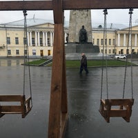Photo taken at Памятник Андрею Рублёву by gigabass on 10/15/2017