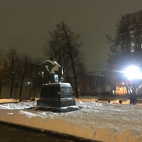Photo taken at Памятник А. Н. Толстому by gigabass on 12/29/2018
