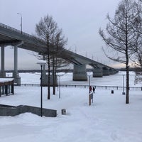 Photo taken at Коммунальный мост by gigabass on 1/6/2022